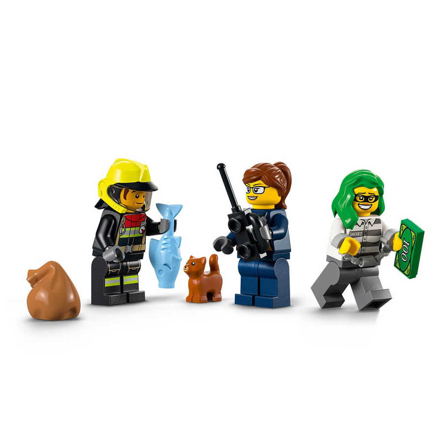 Lego City İtfaiye Kurtarma Operasyonu ve Polis Takibi 60319