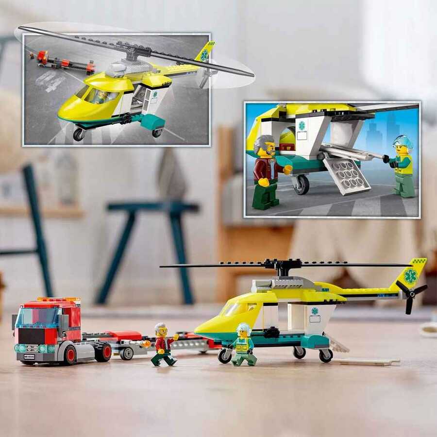 Lego City Kurtarma Helikopter Taşımacılığı 60343