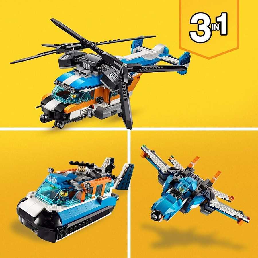 Lego Creator Çift Pervaneli Helikopter 3in1