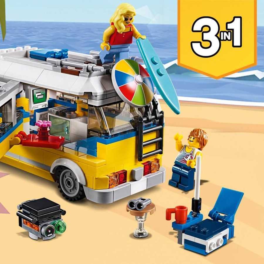 Lego Creator Günışığı Sörfçü Karavanı