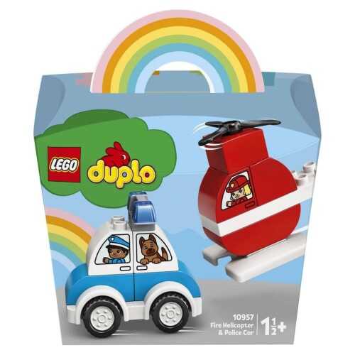 Lego Duplo İtfaiye Helikopter ve Polis 10957