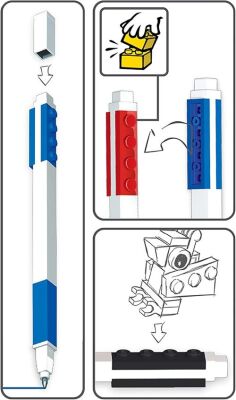 LEGO Gel Pens 3 Pack - 3