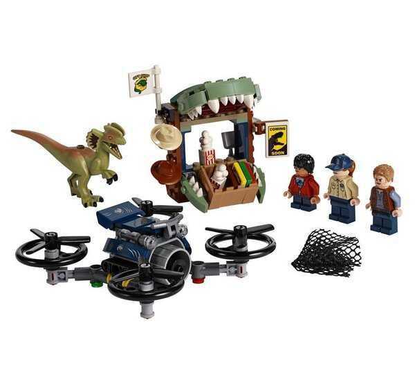 Lego Jurassic World Dilophosaurus Kaçıyor