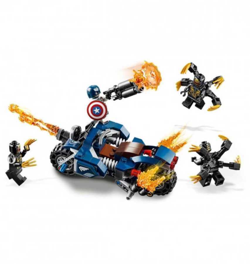 Lego Super Heroes Marvel Avengers Movie 4 Captain America Outrider Saldırısı