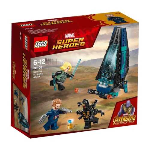Lego Marvel Super Heroes Confidential Outrider Dropship Saldırısı