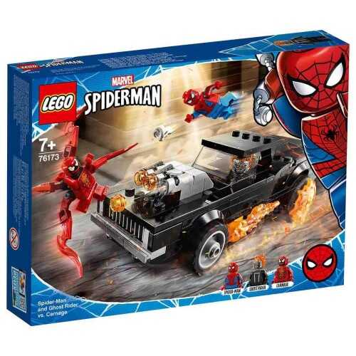 Lego Marvel Super Heroes Örümcek Adam ile Ghost Rider Carnagea Karşı 76173