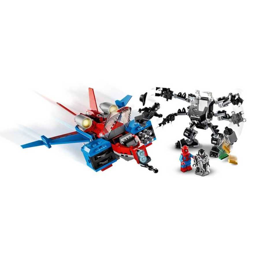 Lego Marvel Super Heroes Spiderjet Venom Robotuna Karşı