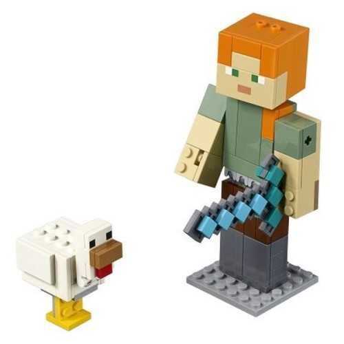 Lego Minecraft Tavuklu Bigfig Alex