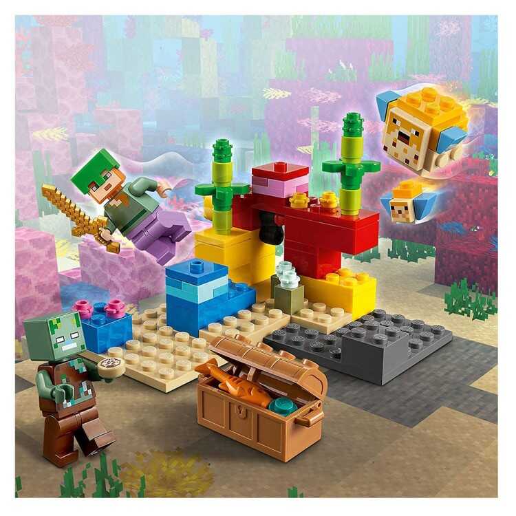 Lego Minecraft Mercan Kayalığı 21164