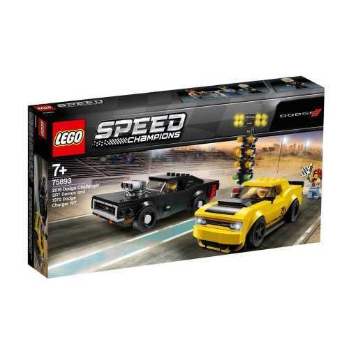 Lego Speed Champions 2018 Dodge Challenger SRT Demon ve 1970 Dodge Charger