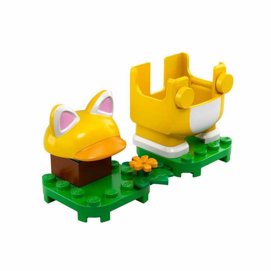 Lego Super Mario Kedi Mario Güçlendirme Kostümü Yapım Seti