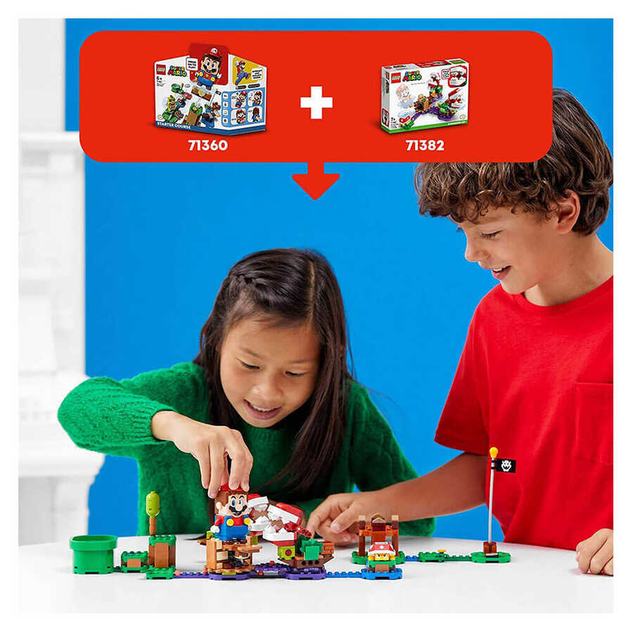 Lego Super Mario Piranha Plant Şaşırtıcı Engel Macera Seti 71382