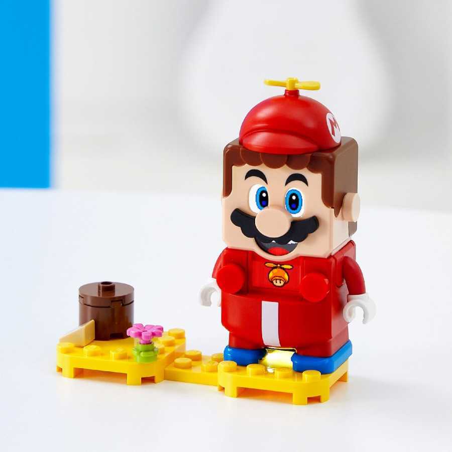Lego Super Mario Pervaneli Mario Güçlendirme Kostümü Yapım Seti