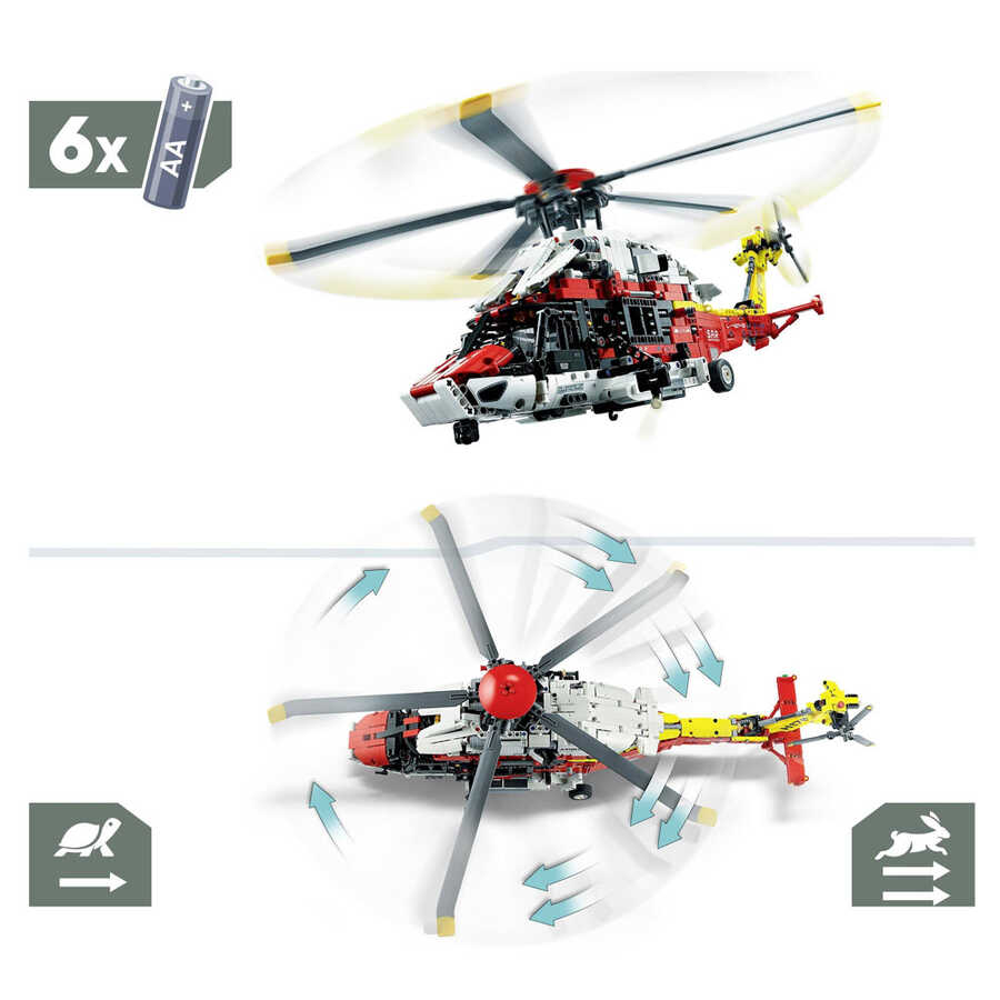 LEGO Technic Airbus H175 Kurtarma Helikopteri 42145 - 3