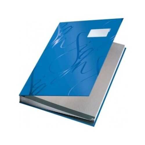 Leitz Design İmza Dosyası-18 Bölmeli Mavi