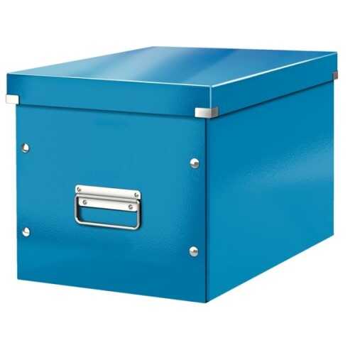 Leitz Wow C-S Kutu Küp Büyük Boy Metalik Mavi