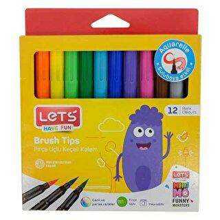 Lets Fırça Uçlu Keçeli Kalem L 7212 - Lets