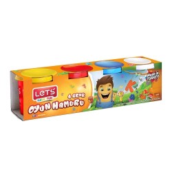 Lets 4 Renk Oyun Hamuru 460 Gr L8440 - 1