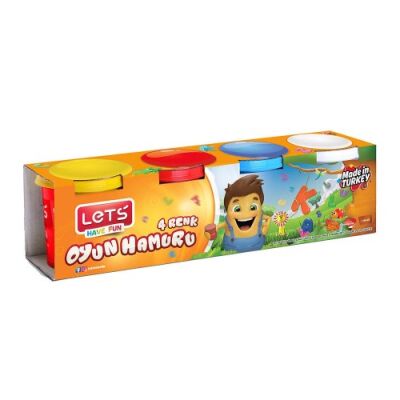 Lets 4 Renk Oyun Hamuru 460 Gr L8440 - 1