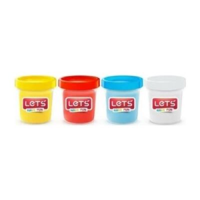 Lets 4 Renk Oyun Hamuru 460 Gr L8440 - 2