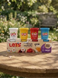 Let`s 4 Renk Oyun Hamuru 440g - Lets