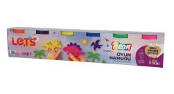 Let’s 6’lı Neon Oyun Hamuru 660 g - Lets