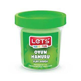 Lets 8440-15 Tek Renk Oyun Hamuru 115Gr Neon Yeşil - 1