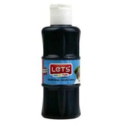 Lets Akrilik Boya 100 Ml Siyah L5759 - Lets
