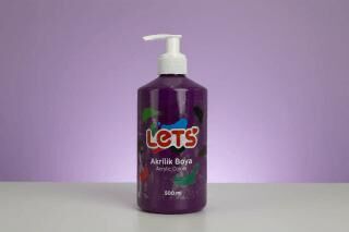 Let’s Akrilik Boya Mor 500 ml - 1