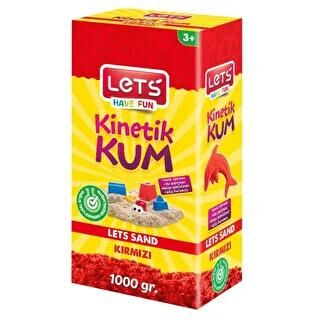 Lets Kinetik Kum 1000 Gr Kırmızı Karton Kutu L10168 - 1