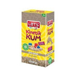 Lets Kinetik Kum 1000 Gr Naturel Karton Kutu L10164 - Lets