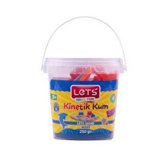 Lets Kinetik Kum 250 Gr Mavi Plastik Kutu L10186 - 1