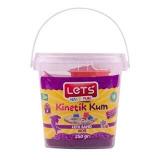 Lets Kinetik Kum 250 Gr Mor Plastik Kutu L10187 - 1