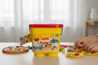Let`s Oyun Hamuru Kova Pizza Seti - 1