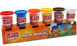 LETS 6 Renk Oyun Hamuru 336 g - 1
