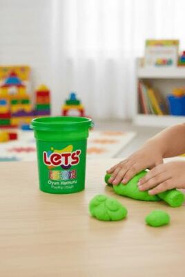 Let`s Neon Oyun Hamuru Yeşil 110g - 1