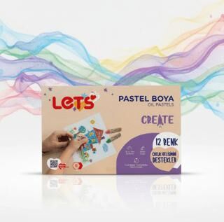 Let’s Pastel Boya 12 Renk Kutulu - 1