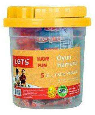 Lets Oyun Hamuru 5 Renk 100 Gr L8100 - Lets