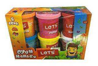 Lets 6 Renk Oyun Hamuru 900 Gr L8350 - Lets