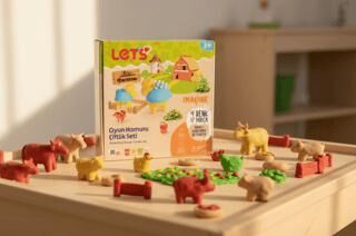 Let`s Oyun Hamuru Çiftlik Seti - 1