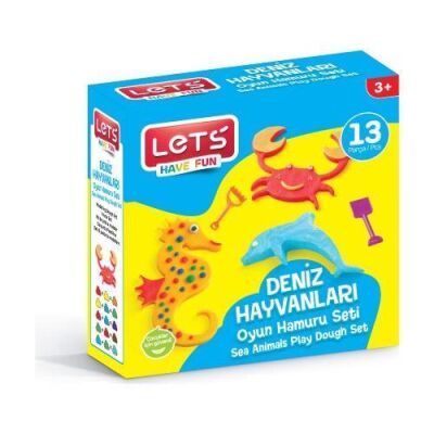 LETS Oyun Hamuru Deniz Hayvanları Seti - 1