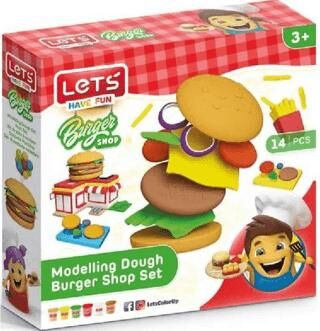 LETS Oyun Hamuru Hamburger Seti - 1