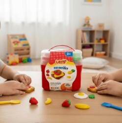 Let`s Oyun Hamuru Kahvaltı Seti - Lets