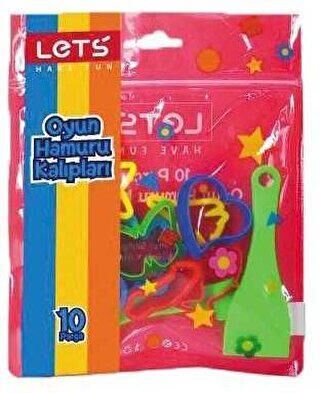 Lets Oyun Hamuru Kalıpları 10 Parça L8417 - 1