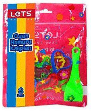 LETS Oyun Hamuru Kalıpları 8 Parça - Lets