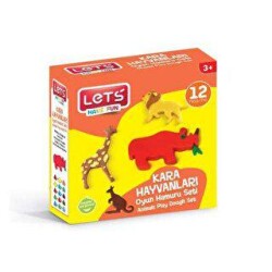 LETS Oyun Hamuru Kara Hayvanları Seti - Lets