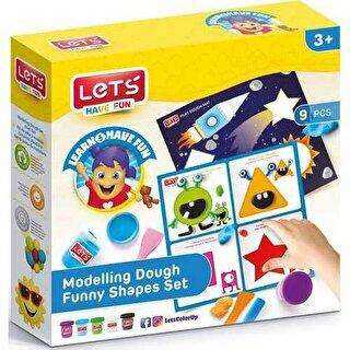 Lets Eğlenceli Şekiller Matı Oyun Hamuru L9010 - Lets