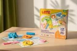 Let`s Orman Hayvanları Oyun Hamuru Matı Seti - Lets