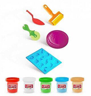 LETS Oyun Hamuru Pizza Seti - 1