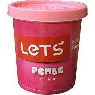 Lets Oyun Hamuru Tek Renk Pembe 150 Gr - Lets